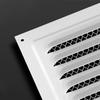 Outdoor Air Vent Cover Louvered Design Stainless Steel Mesh Filter For Garage Warehouse Bathroom HVAC Duct 150x300mm
