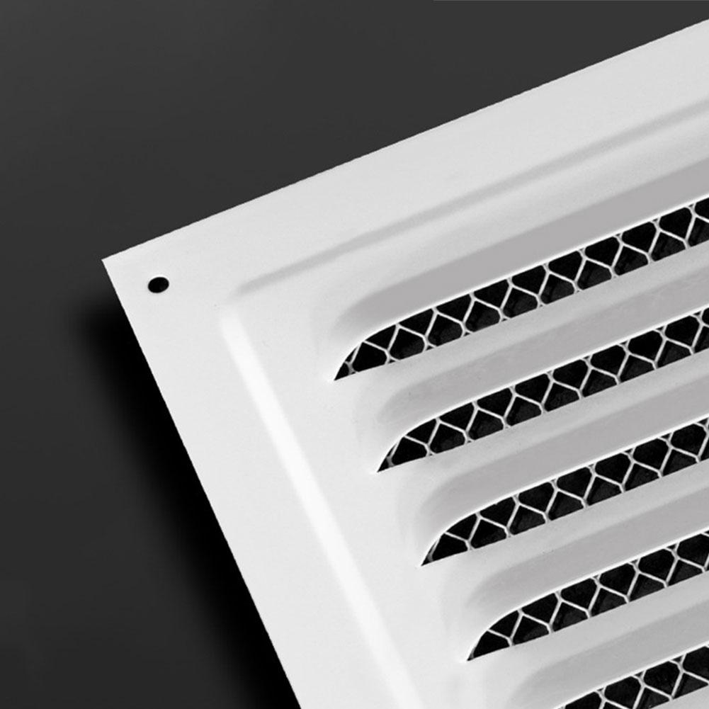 Outdoor Air Vent Cover Louvered Design Stainless Steel Mesh Filter For Garage Warehouse Bathroom HVAC Duct 150x300mm