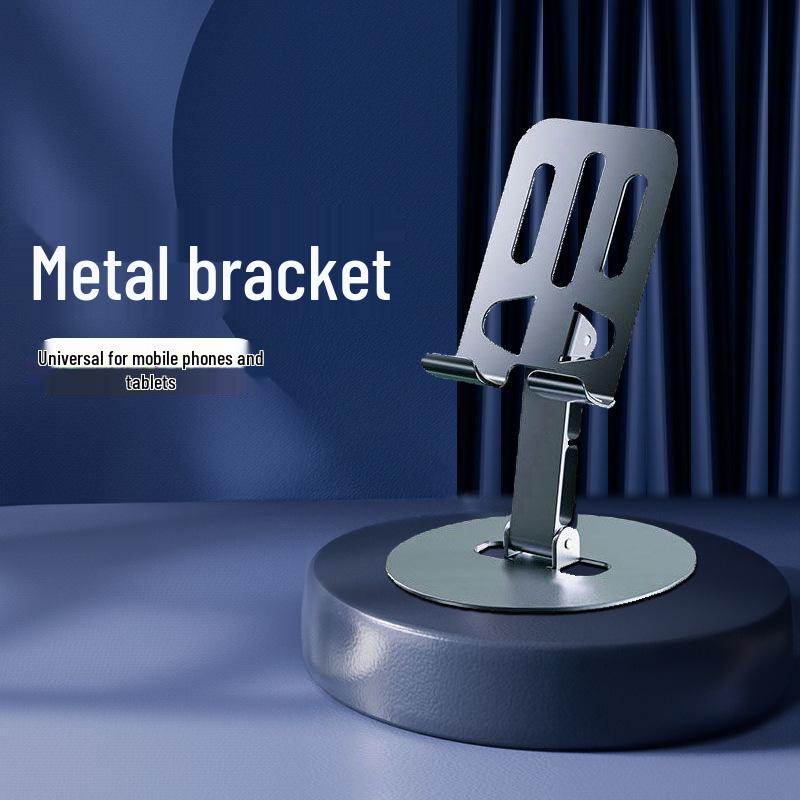 

Rotatable Foldable Phone & Tablet Stand for Desktop - Ideal for Live Streaming and Video.