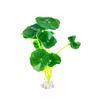 1 PC Plastic Lotus Leaf Grass Plants Artificial Aquarium Decorations Plants Fish Tank Grass Flower Ornament Decor