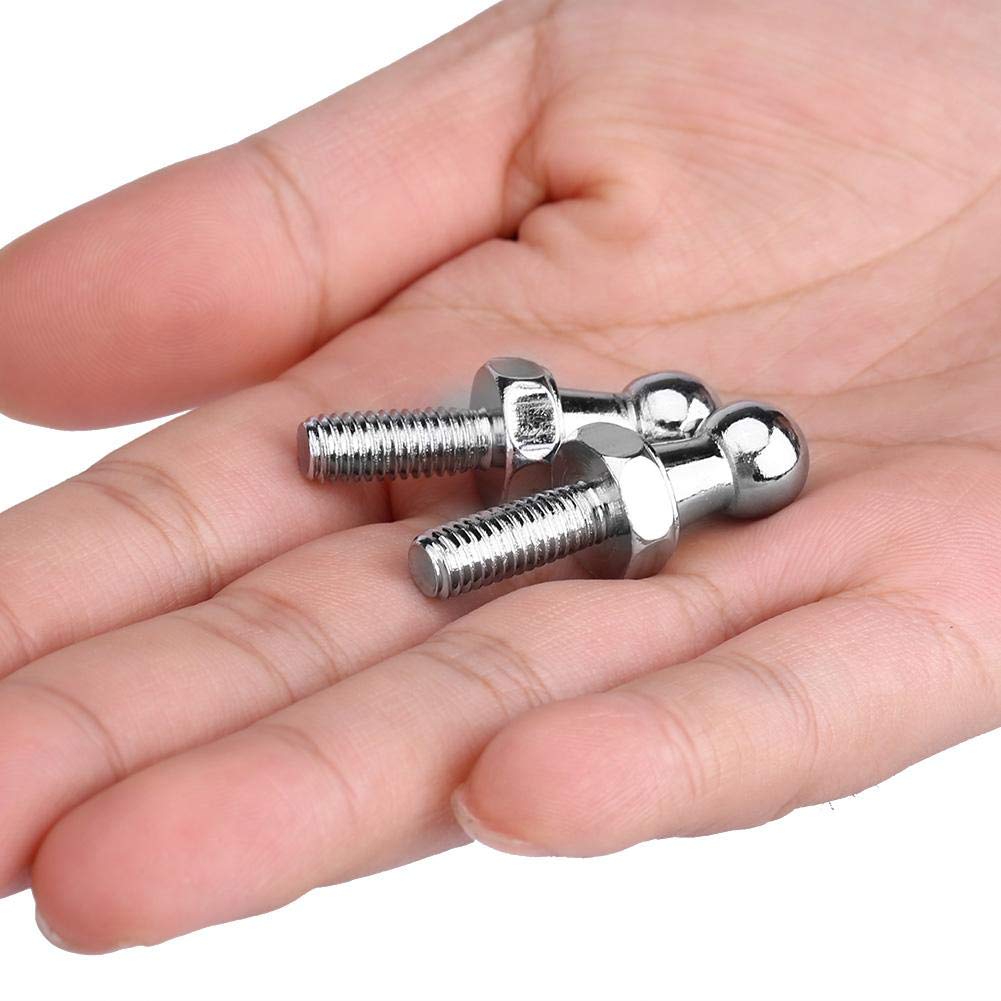 [2pcs] M6 Stud Ball Stud Bolt for Iron Gas Strut Ball End Bonnet