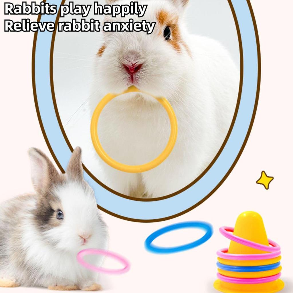 bunny Ferrule Toy Interactive Training Chew Toy Random Ice Cream Cone Shaped Pet bunny Ferrule Toy To Relieve Boredom Toys