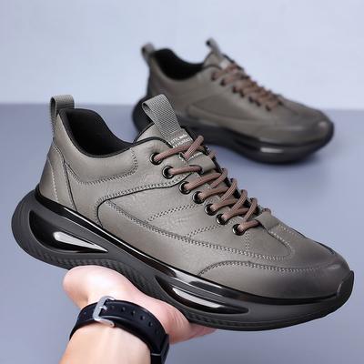 Męskie wygodne obuwie codzienne outdoorowe 2024 moda sznurowane męskie sneakersy do wszystkiego klasyczne męskie buty do jazdy marka buty trekkingowe
