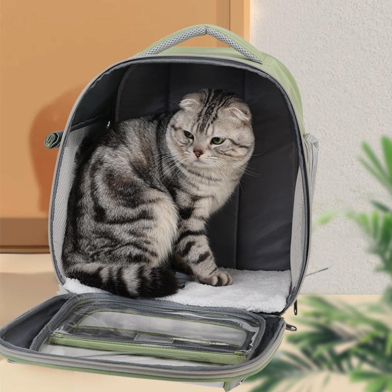 Portable Cat Backpack Pet Carrier Bag for Cat Kitten Puppy Transport Transparent Large Capacity Travel Bags for Small Dog