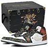 Jordan Air Jordan 1 Abrasion Resistant Low Top Vintage Basketball Shoes Men's DQ8426-001(Team1676-S-BOX)