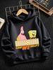 Pearl SpongeBob Hooded Sweatshirt For Kids Summer Cute Crewneck Age 3-14