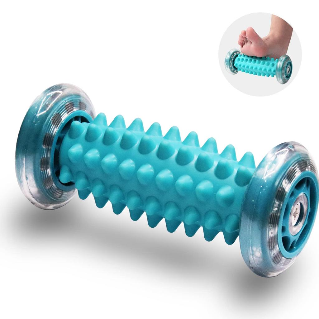 Foot Massage Foot Roller 2022 BRONC Foot Massager Fatigue Recovery Swelling Foot Pressure Mat Green Bamboo Foot Pressure Pressure Pressure Plantar