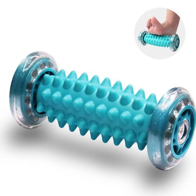 Rouleau de Pied Pied Dernier BRONC Fatigue des Pieds Gonflement Réflexologie Plantaire Bambou Vert Fasciite Plantaire Portable pour la Maison ou le Bureau Masseur, [2022