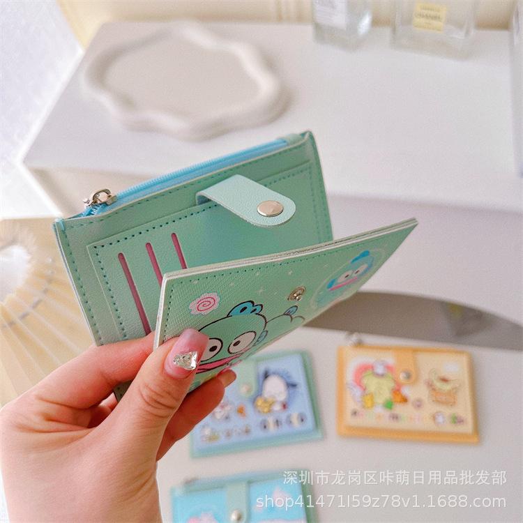 Labubu Card Bag Card Holder, Student Wallet, Public Transportation Card Card Holder, No Card Storage Bag, Portable and Portable Cartoon Wallet