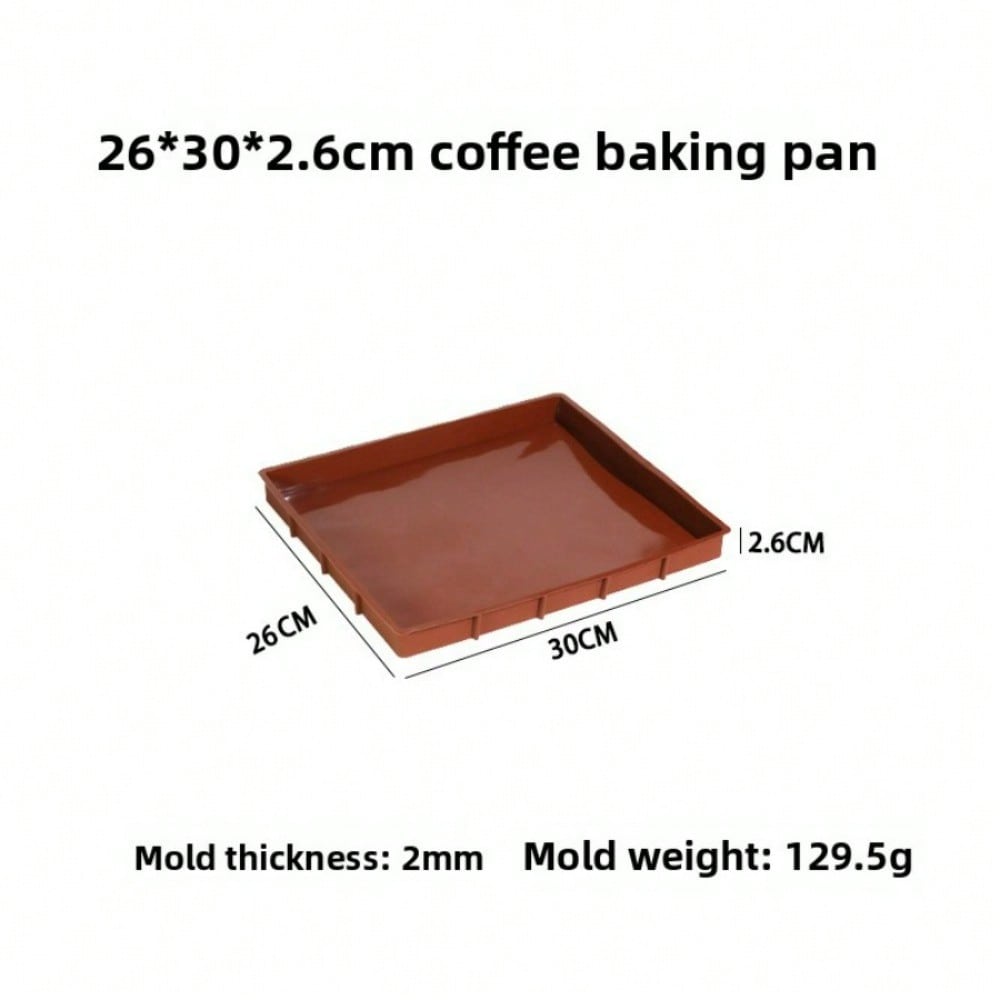 Moule à gâteau DIY Tapis de cuisson marron Moule en silicone Plaque de cuisson ménagère brun chocolat