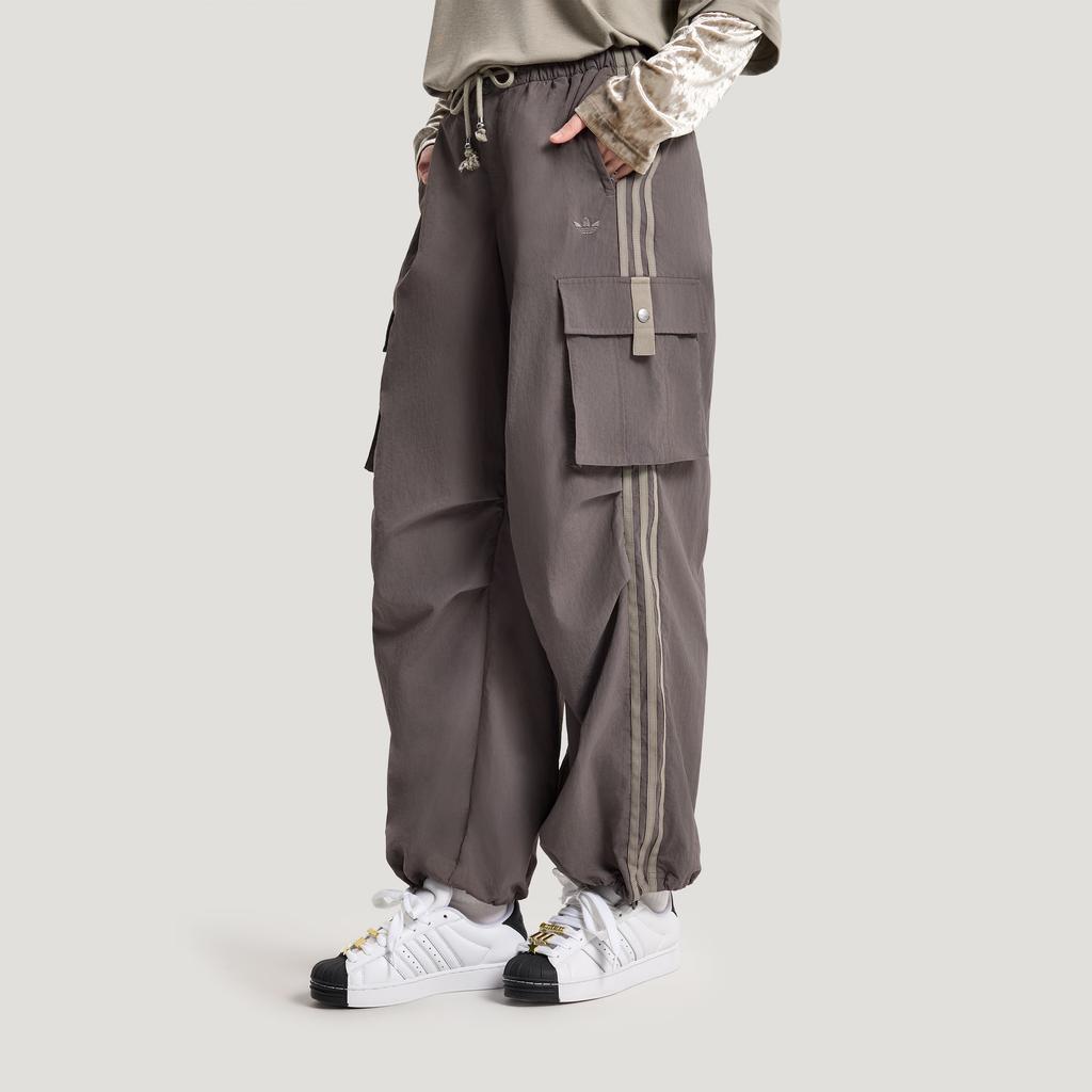 Adidas Originals Parachute Track Suit Bottoms Woven Loose Fit Sports Umbrella Pants Casual Trousers Women Bottoms KV6897