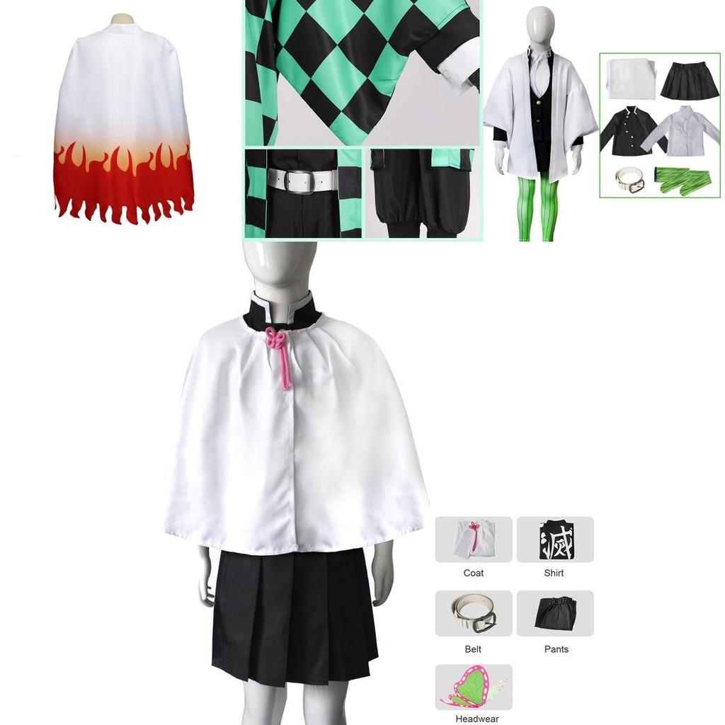 Demon Slayer Kamado Nezuko Cosplay Costume For Kids In Various Colors Exquisite Workmanship And Perfect Stitches