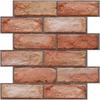 Waterproof 3D Imitation Brick Wall Stickers Lightweight PVC DIY Removeable Wallpaper  Accent Walls