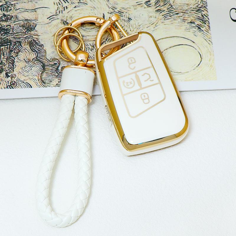 5 Button TPU Smart Key Case Cover for Volkswagen VW 2018 Atlas Tiguan Golf 7 Magotan Fob Remote Holder Shell Keychain