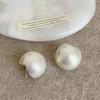Imitation Pearl Temperament Earings Half Circle Bridal Wedding Jewelry  For Women Girls