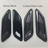 3X Car Hood Scoop Side Vent Bonnet Air Flow Intake Decor Cover Kit Glossy Black