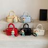 Fashion Small Crossbody Bag With Stitching Detail And Polyester Lining For Casual Outings