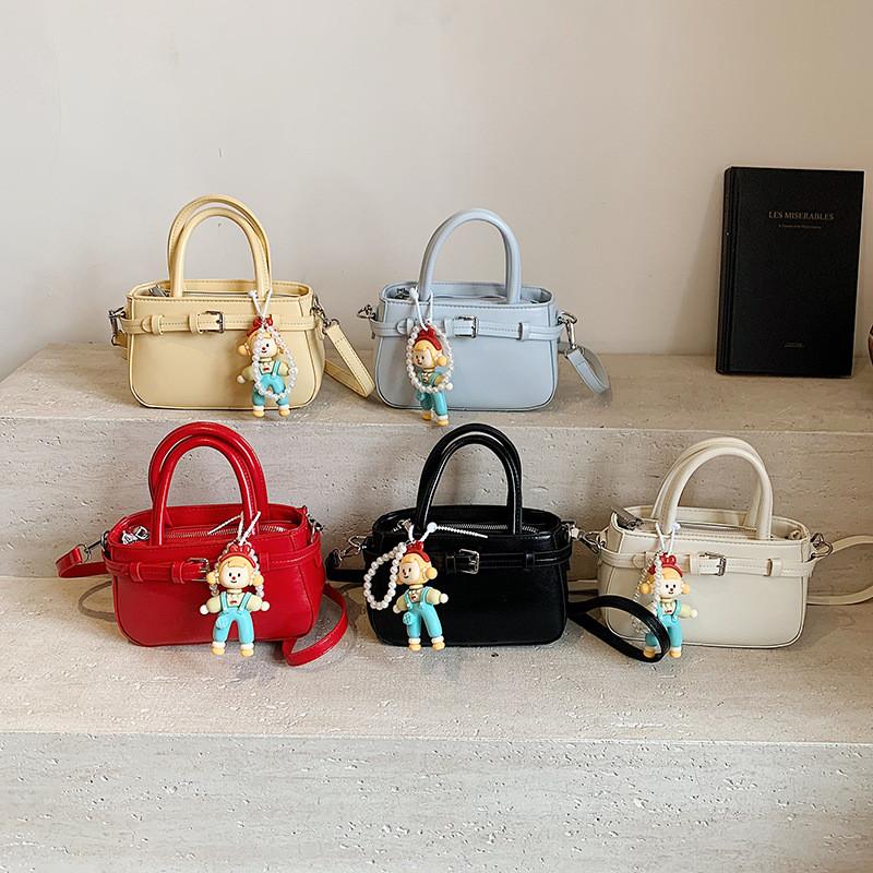 Fashion Small Crossbody Bag With Stitching Detail And Polyester Lining For Casual Outings