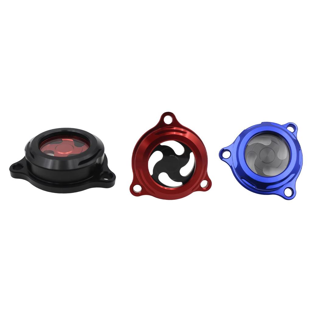 Premium Aluminum Alloy Engine Filter Cover 75mm Clear Replacement for Drz400SM