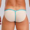 Comfortable Men‘s Cotton Underwear T-back Thong with Distinctive Waistband Loincloth Style