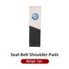 LEG1 Car Seat Belt Cover Safety Belt Two-colour Splicing Shoulder Protection Pads For VW Tiguan CC Jetta Polo Passat T-ROC Touareg