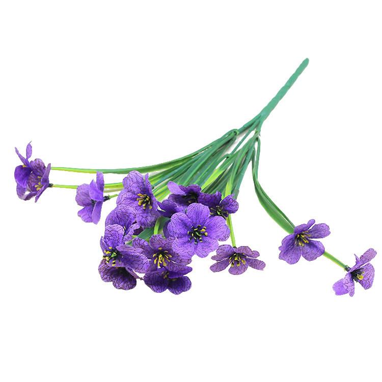 Incana Matthiola Fake Flowers Plastic Plants For Garden And Decoration Wedding