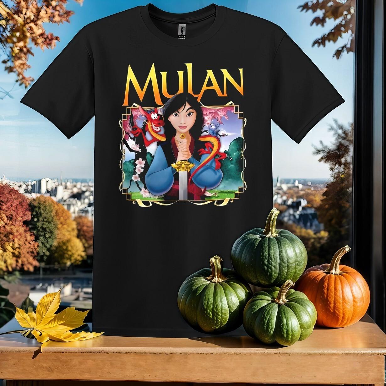 Vintage Princess Mulan Squad Team T-Shirt Mens Womens Tees Top T Shirt Mens Womens Tees Top Men Women Unisex Tshirt SY867 S
