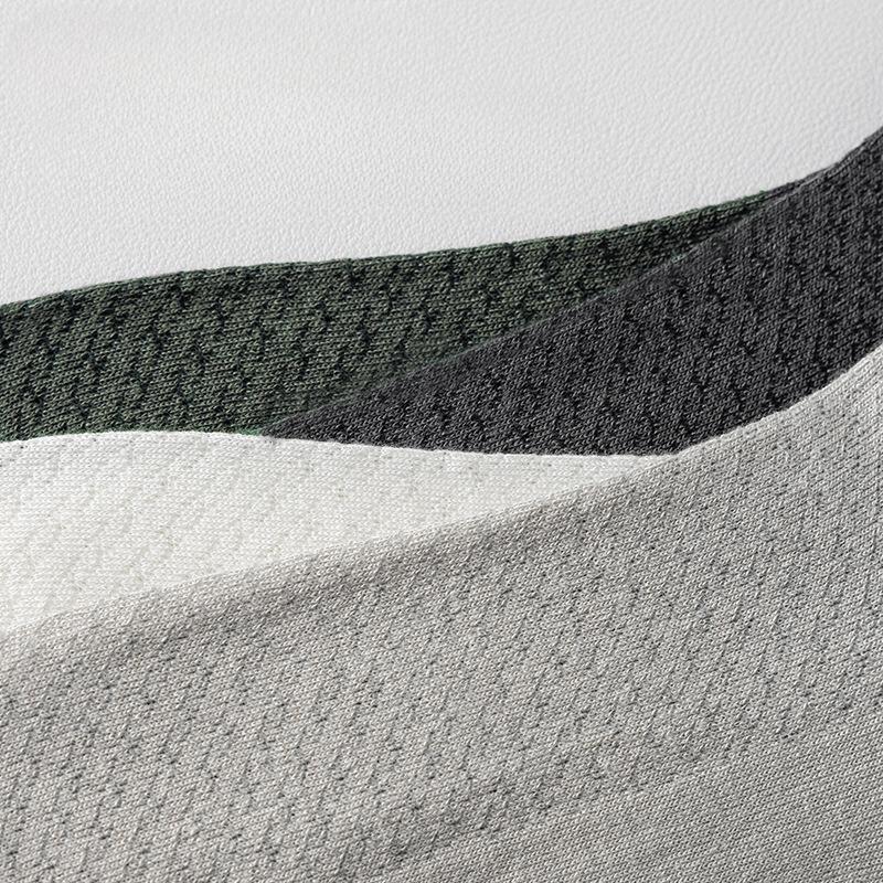 Bamboo Fiber Socks, Men's Mid-calf Socks, Thin Antibacterial and Deodorizing Mesh Breathable and Sweat-absorbing Business Long Calf Socks