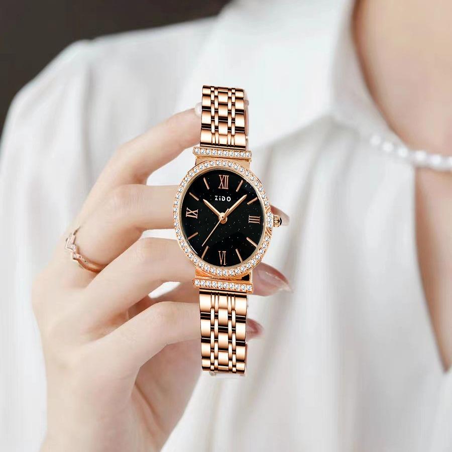 Haute Fashion Simple Versatile Light Luxury High-End Trend Waterproof Ladies Watch 1106