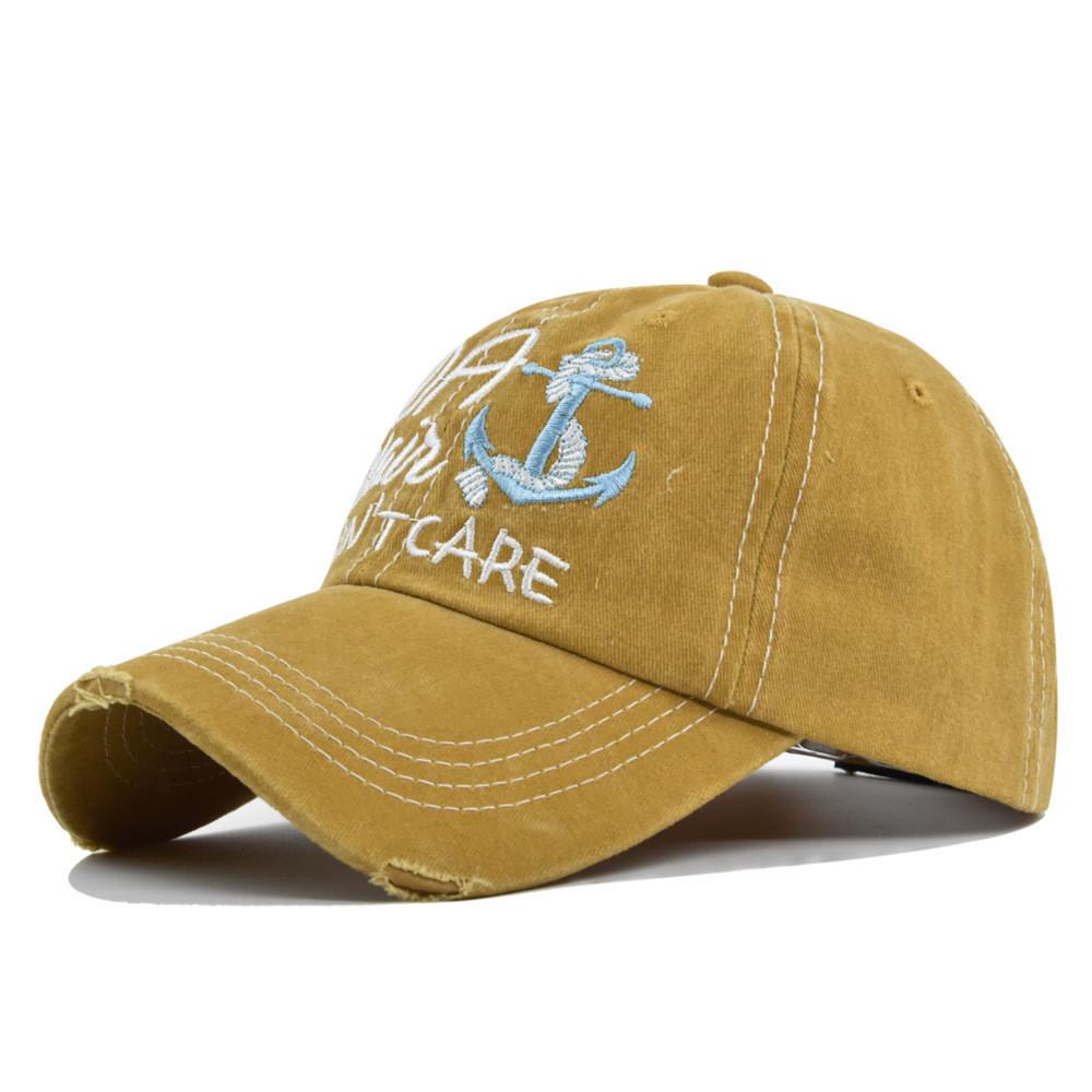 Retro Baseball Embroidered Cap Pure Cotton Material Old Casual Fashion Cool