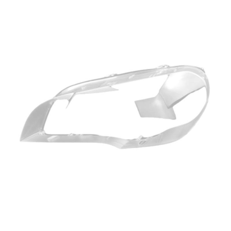 Car Front Headlight Cover Lampshades Lamp Shell Headlights Lens Cover For BMW X5 E70 2008-2013