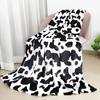 Cow Blanket, Children Adult Brown Cow Printed Blanket, Soft Cow Blanket and Blanket, Sofa Bed Decorated with Cowhide