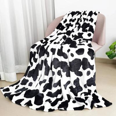 Kuhdecke, Kinder Erwachsene braun Kuh bedruckte Decke, weiche Kuhdecke und Decke, Sofa Bett dekoriert mit Kuhfell