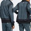 Adidas Originals X Jeremy Scott Cartoon Plaid Print Track Jacket Unisex Outerwear Black HG6509