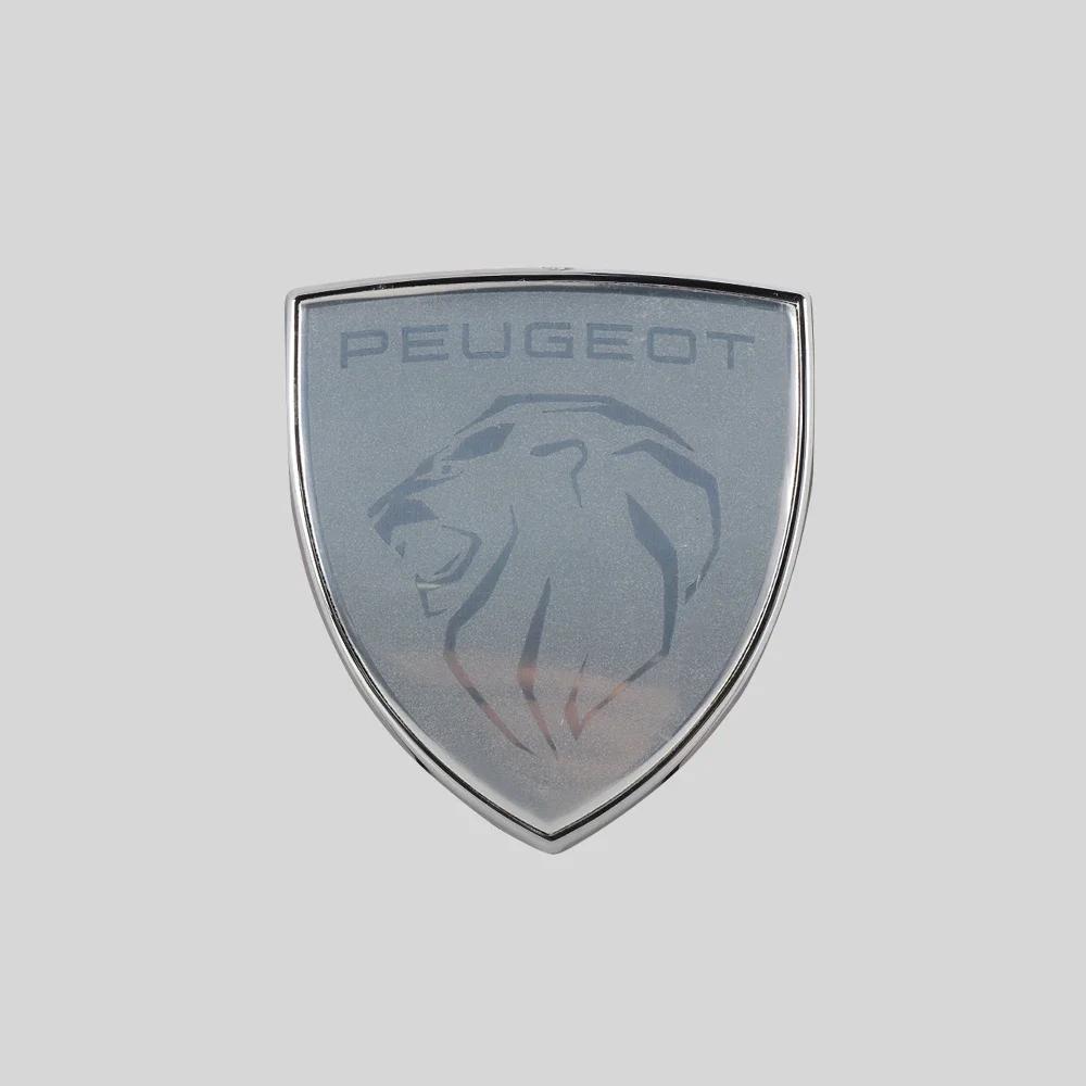 Bilklistermärke 2025 Het Bil Original Frontkåpa Emblem Dekal Tillbehör För Peugeot 308 408 508 RCZ 205 208 3008 2008 108 206 207
