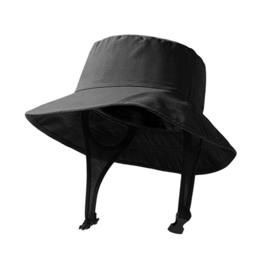 Women Summer Fisherman Hat Breathable Large Brim Sun Protection Hat Hiking Traveling Outings Daily Wear чёрный