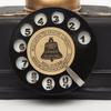 Vintage Rotary Telephone Statue Antique Shabby Old Phone Figurine Decor Model