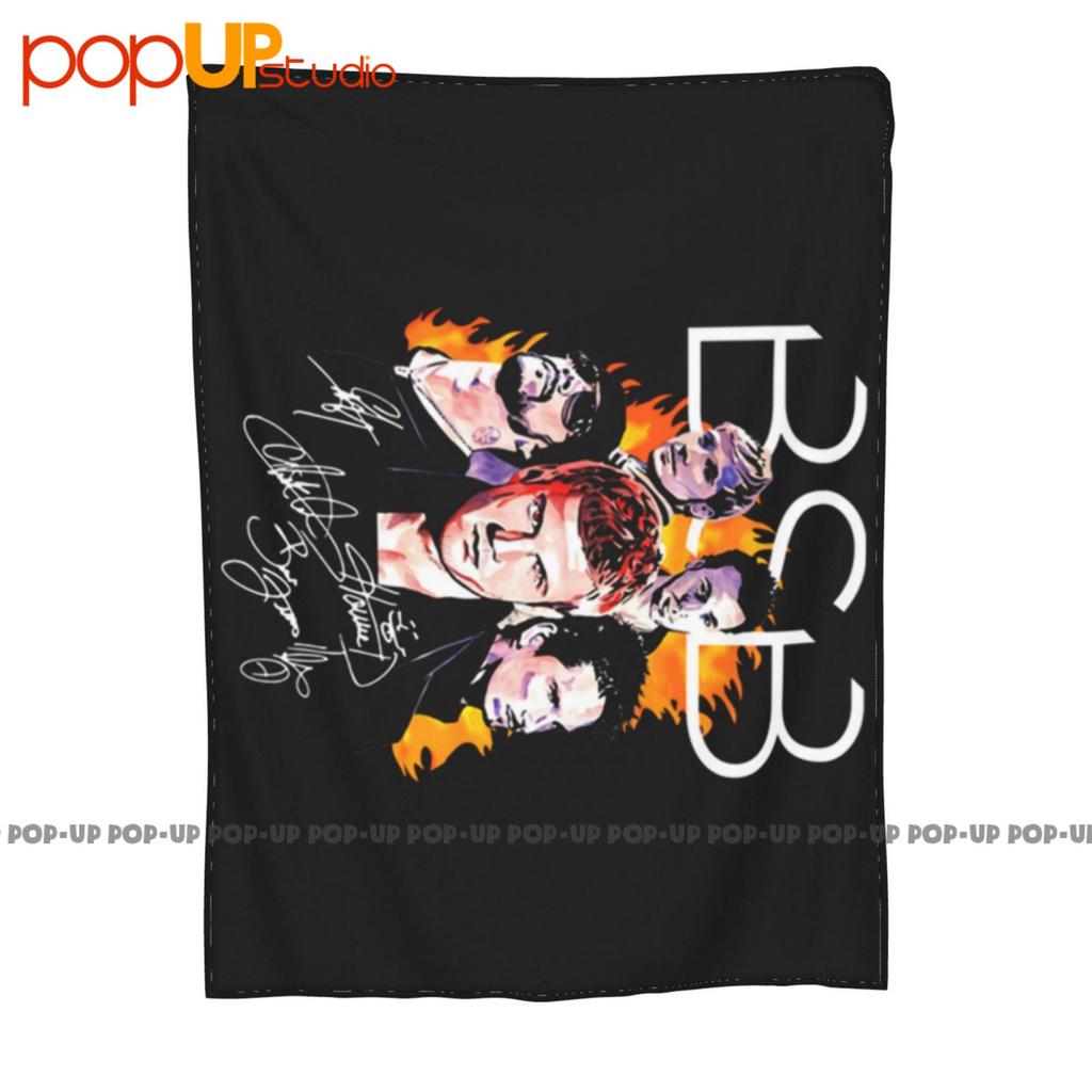 Backstreet Boys Members Signatures Us Supplier Ultra-Soft Blanket Quilt Winter Sofa Cover Bed Covers
