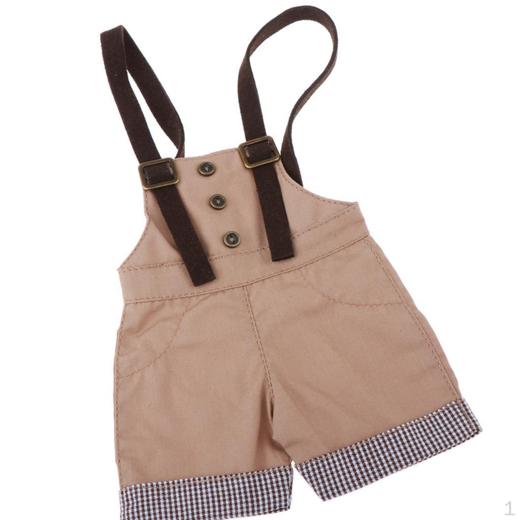 Ubranka dla lalek Spodnie na szelkach Spodnie Tkanina Moda Przebranie