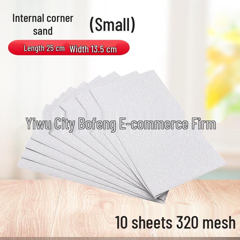 Inner Corner Sanding Tool: Sandpaper Holder & Wall Grinding Artifact for Wood & Interior Walls