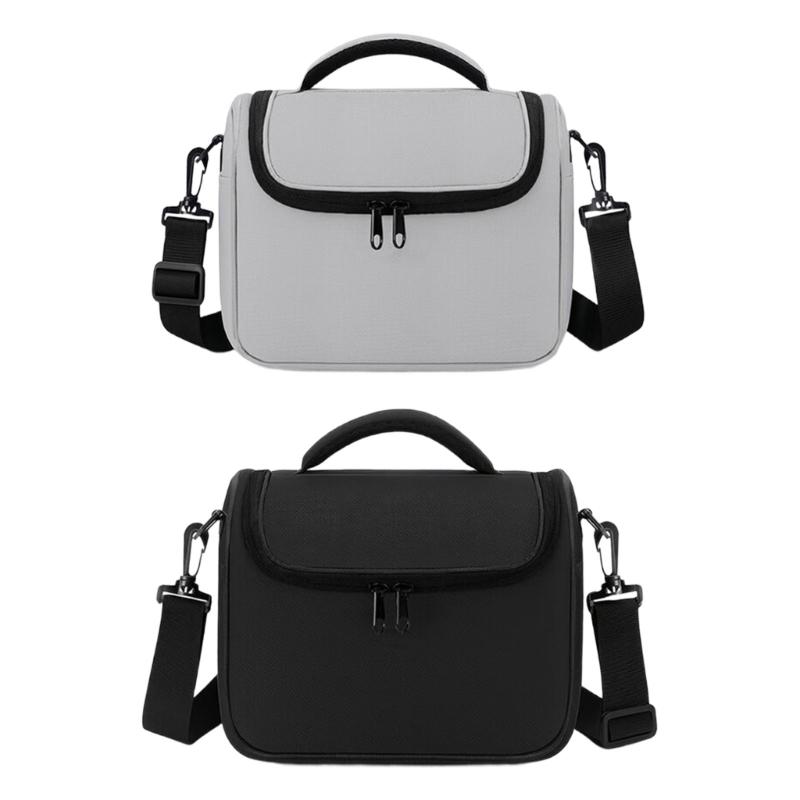 Portable Single Shoulder Camera Bag with Multiple Compartments for Camera Lens Memory Cards Photography Accessories