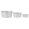 4 6 8 Inch Cake Pan Set Aluminum Alloy Bakeware Round Cake Pan for Baking Party Birthday Christmas