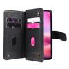 For iPhone 16 Leather Case with 10 Card Holder Phone Cover Stand