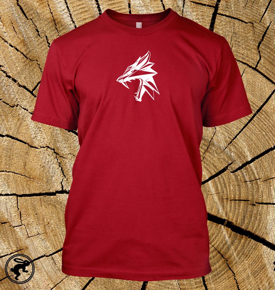 The Witcher Wolf Medallion 3 T Shirt Geralt Of Rivia Tv Show Video Game Books T S