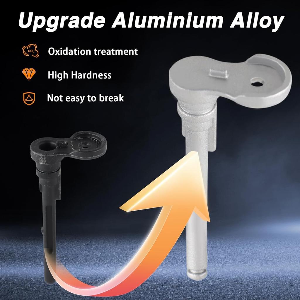 Fuel Door Pin with Gas Door Spring, Fuel Tank Repair Kit Compatible with Ford F150 2015- Explorer 2011- Loose Gas Cap Permanent Repair Fix