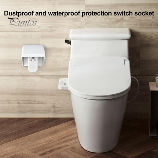 Wall Socket Protector Box Splash-Proof Flame-Retardant Easy To Install Rainproof Box Wall Light Switch Socket Protection Box