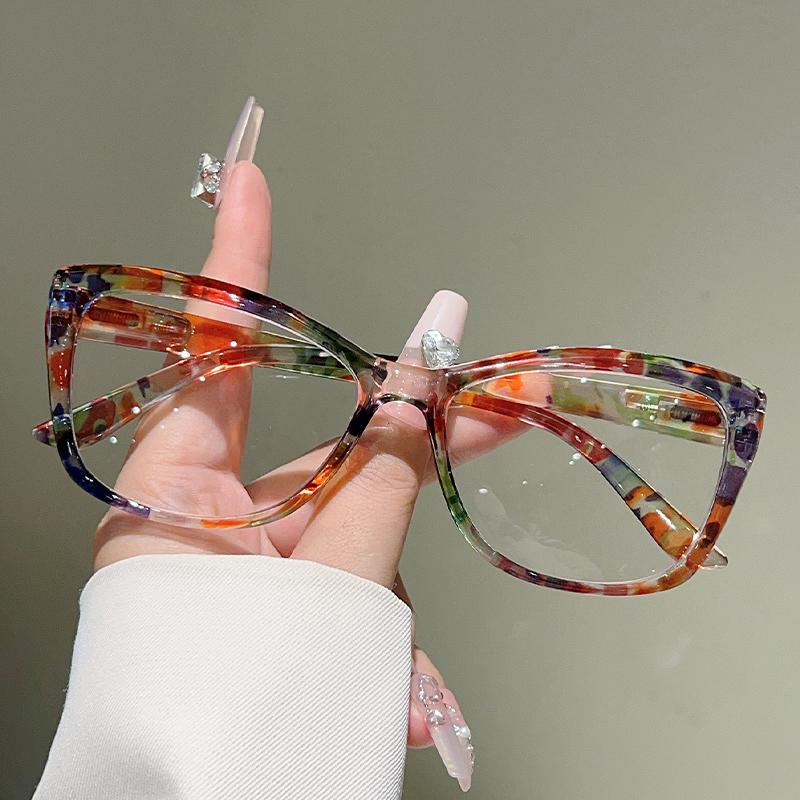 Vintage Square Reading Glasses Women New Fashion Full Rim Blue Light Blocking Eyewear Trendy Presbyopia Optical Frames