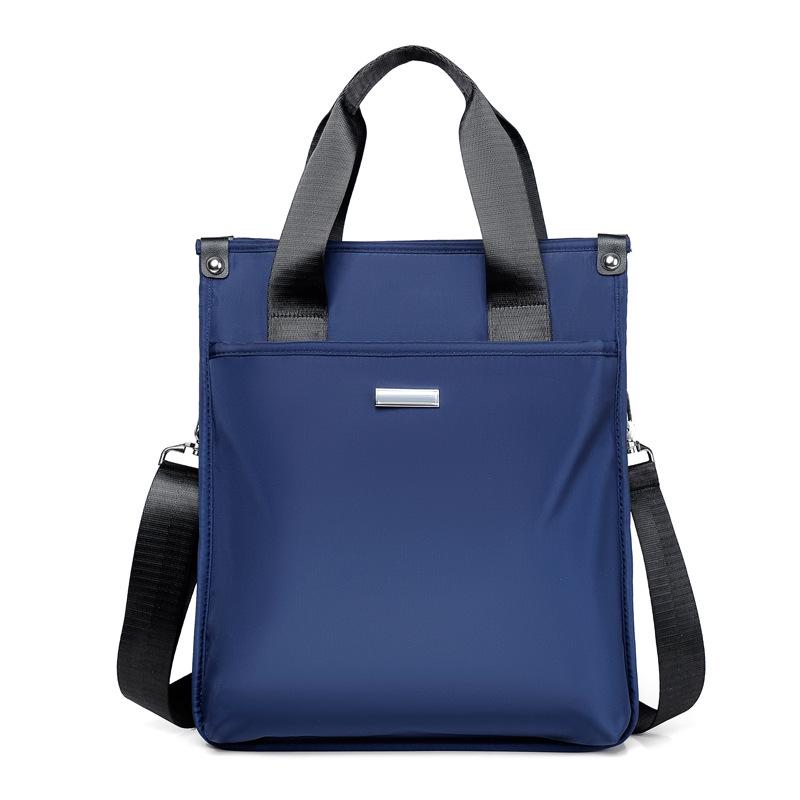 Men's Vertical Charm Handbag - Business Casual Briefcase, Commuting Shoulder Crossbody Bag