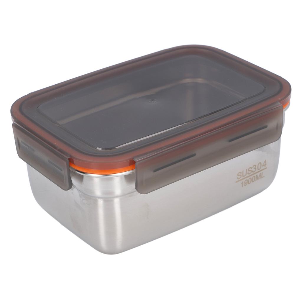 Edelstahl Lebensmittelaufbewahrungsbehälter Mehrzweck Sicher Umweltfreundlich Auslaufsicher Rechteckig Lebensmittel