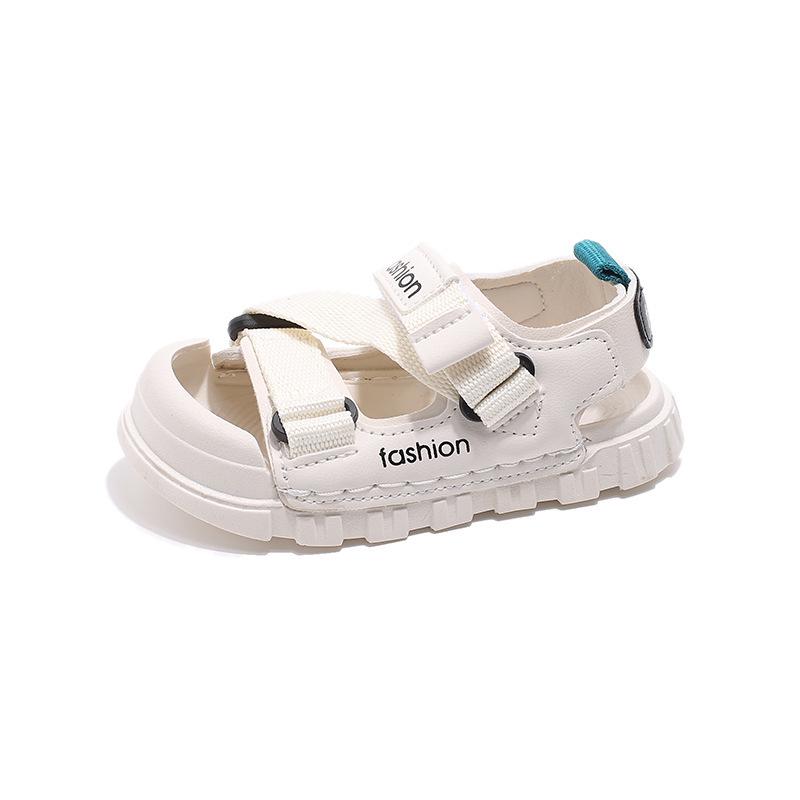 2025 Summer Kids' Closed-Toe Sport Sandals, Non-Slip Soft Sole, Korean Style Beach Shoes for Boys and Girls